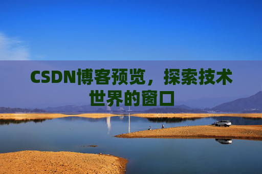 CSDN博客预览，探索技术世界的窗口